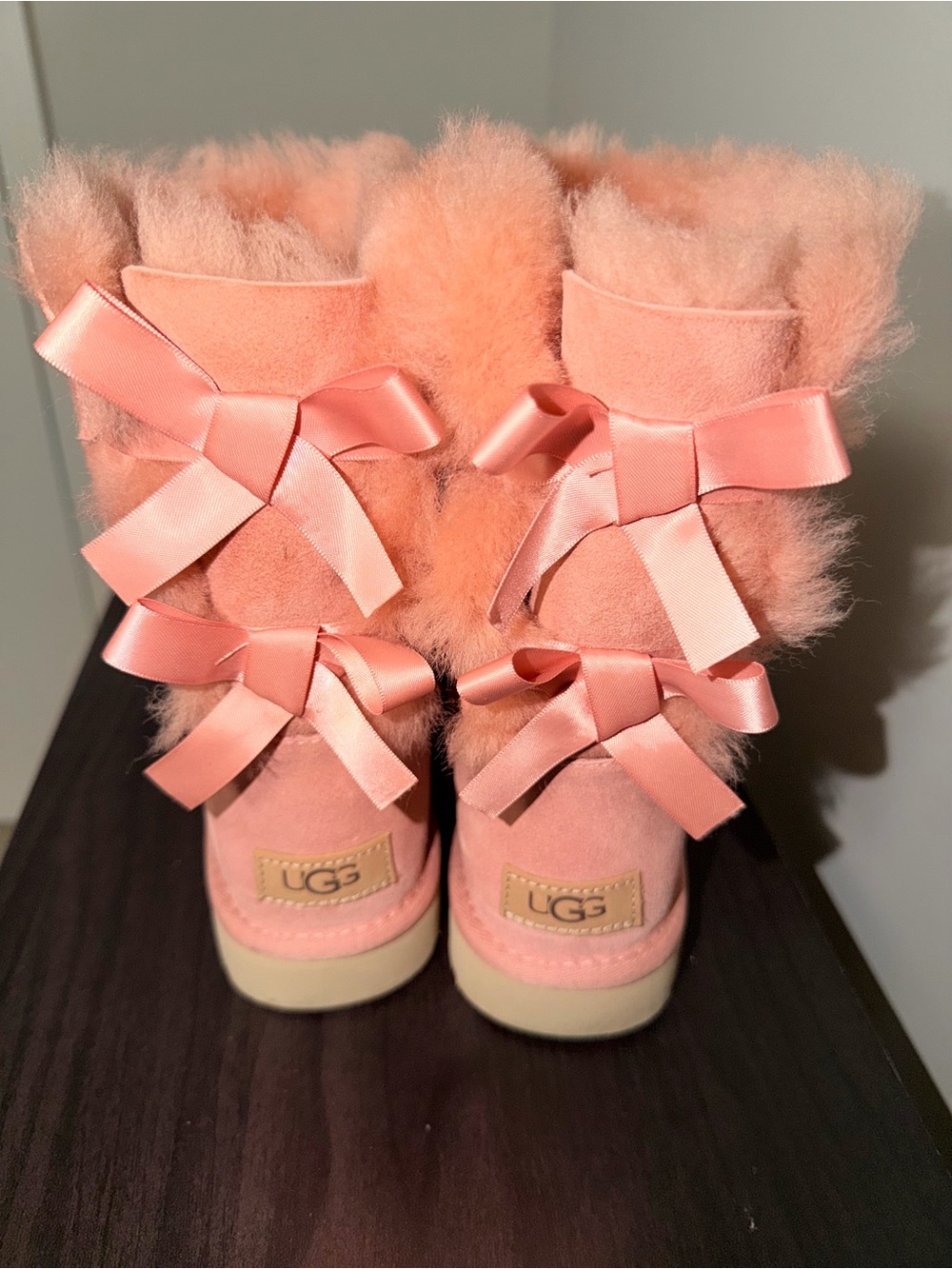 UGG Pink Bow Boots